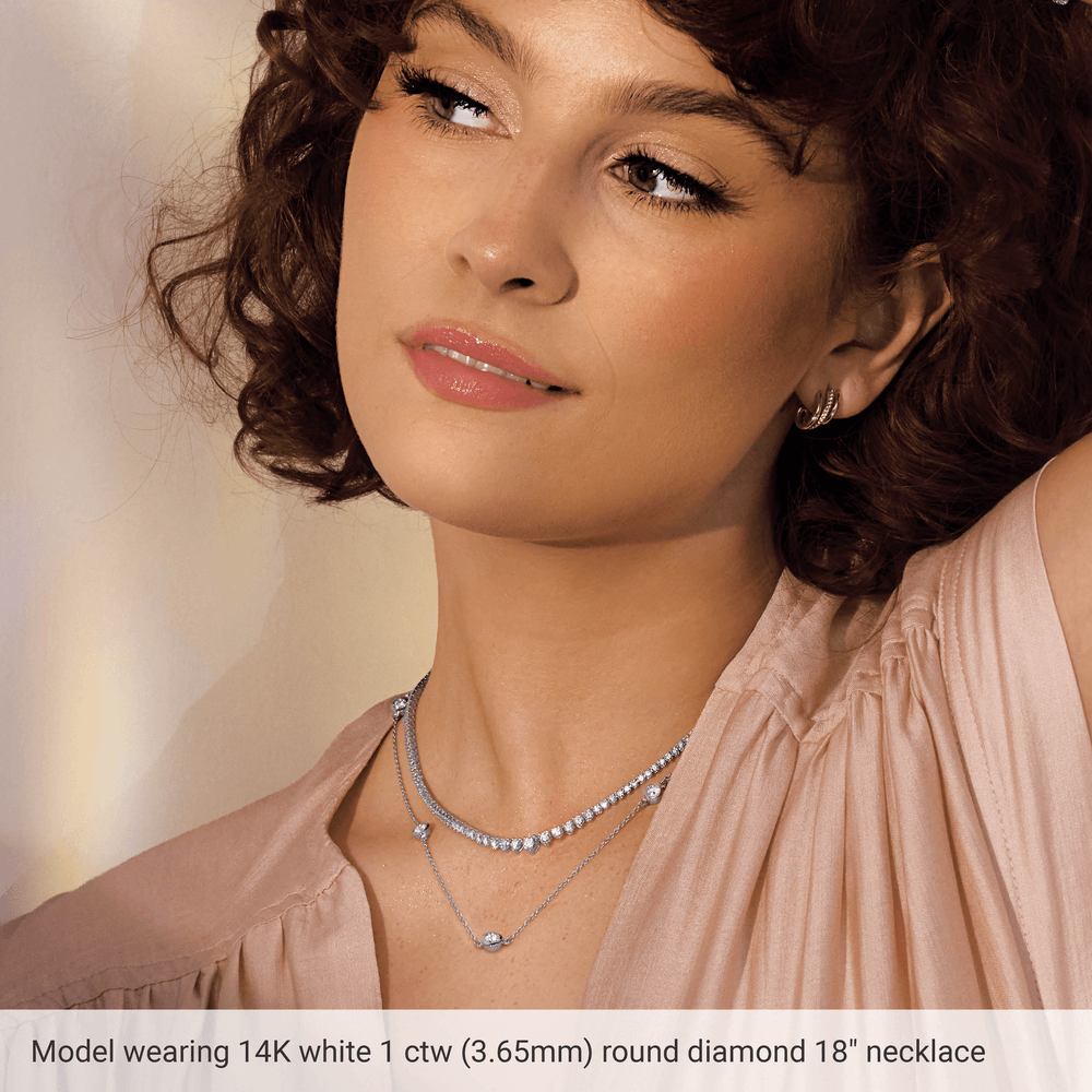 Esme Diamond Station Necklace