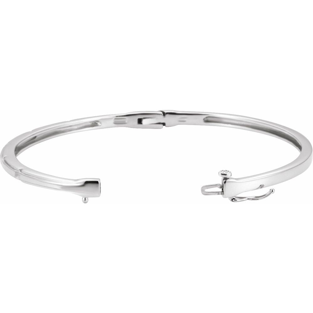 Diamond Inlay Bangle
