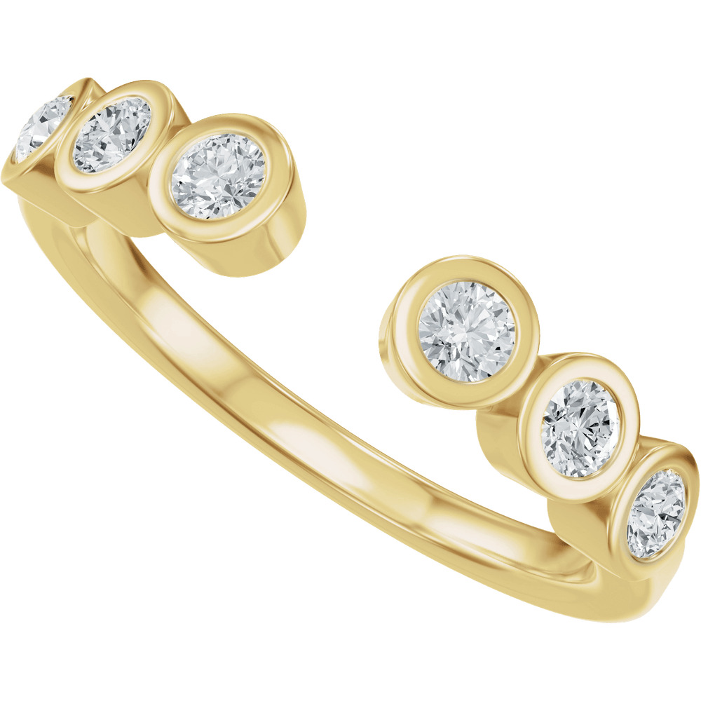 Goldie Bezel Open Ring