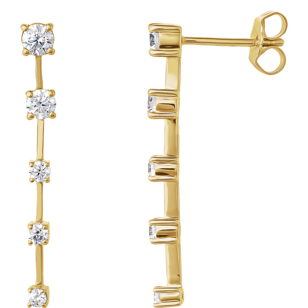 Leighton Lab Diamond Drop Earrings