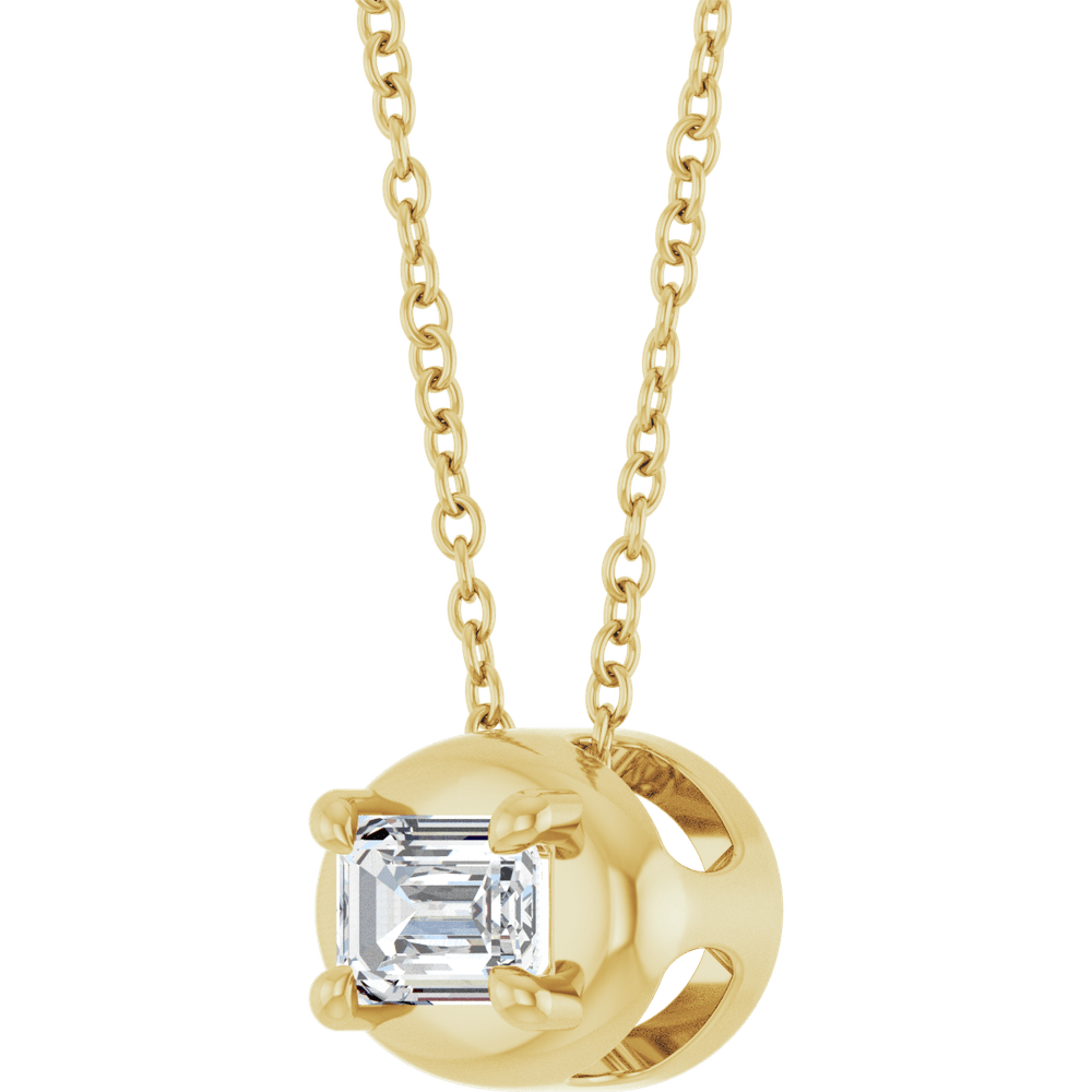 Hattie Lab Emerald Necklace