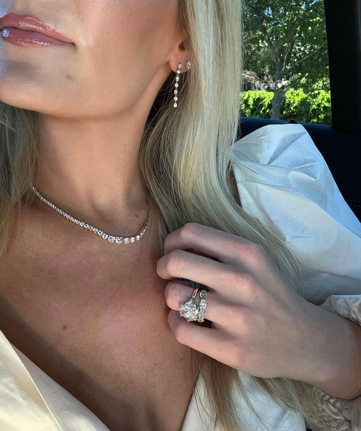 Sofia Diamond Dangle Earrings
