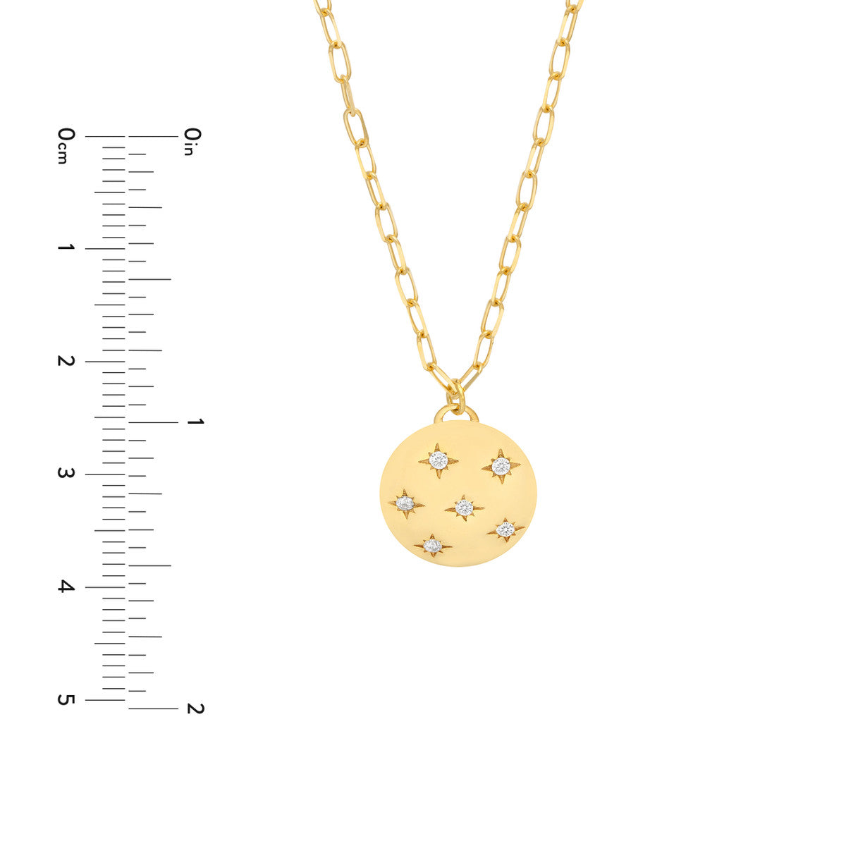 Diamond Star Medallion Necklace
