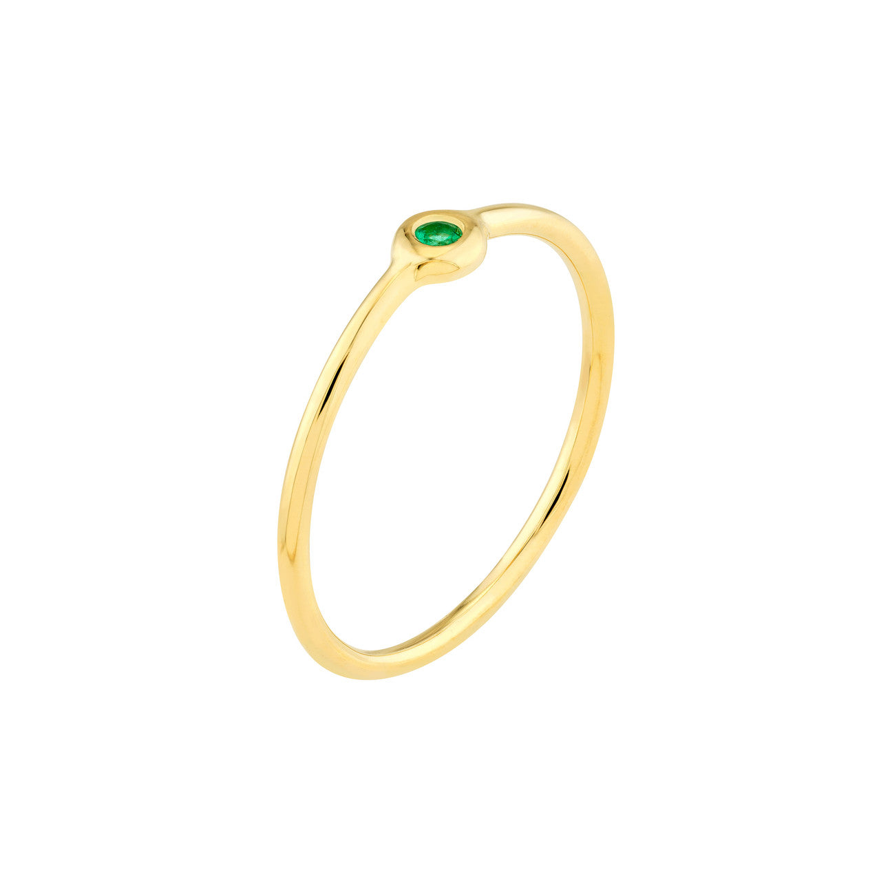 Emerald Bezel Ring
