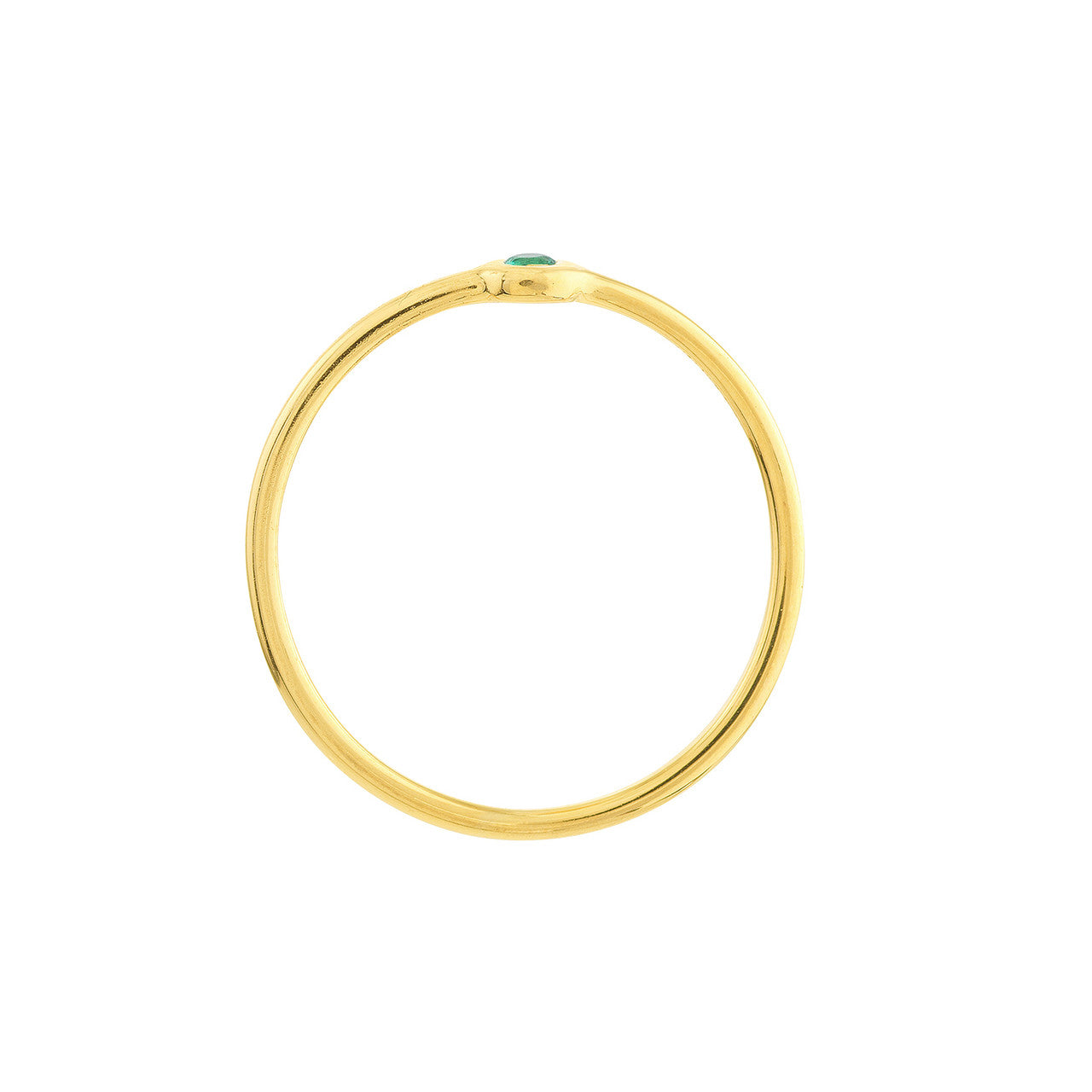 Emerald Bezel Ring