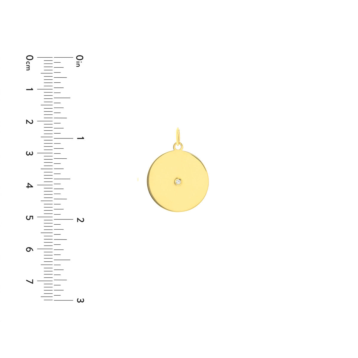 Diamond Disc Charm