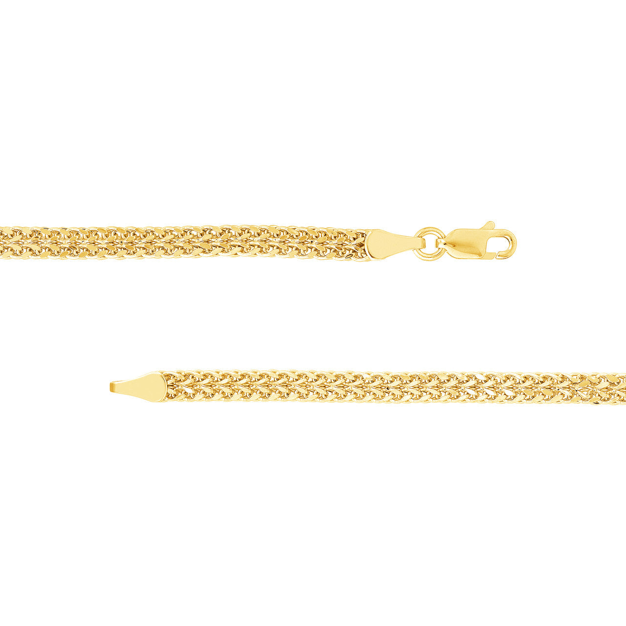 Double Wheat Chain Bracelet