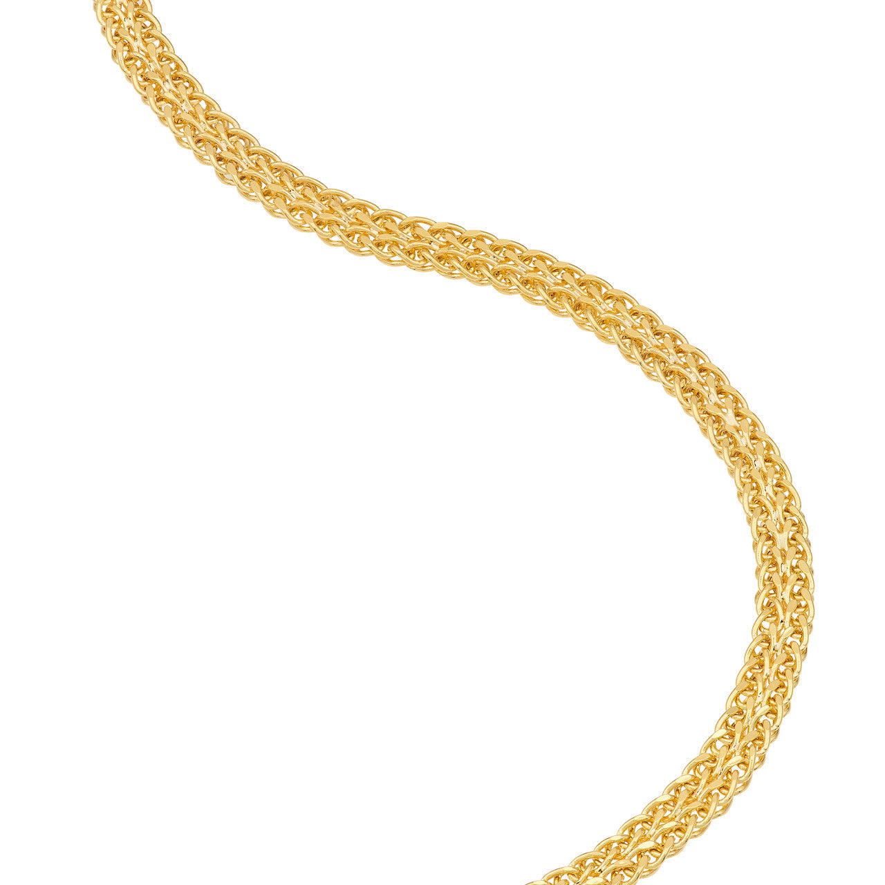 Double Wheat Chain Bracelet