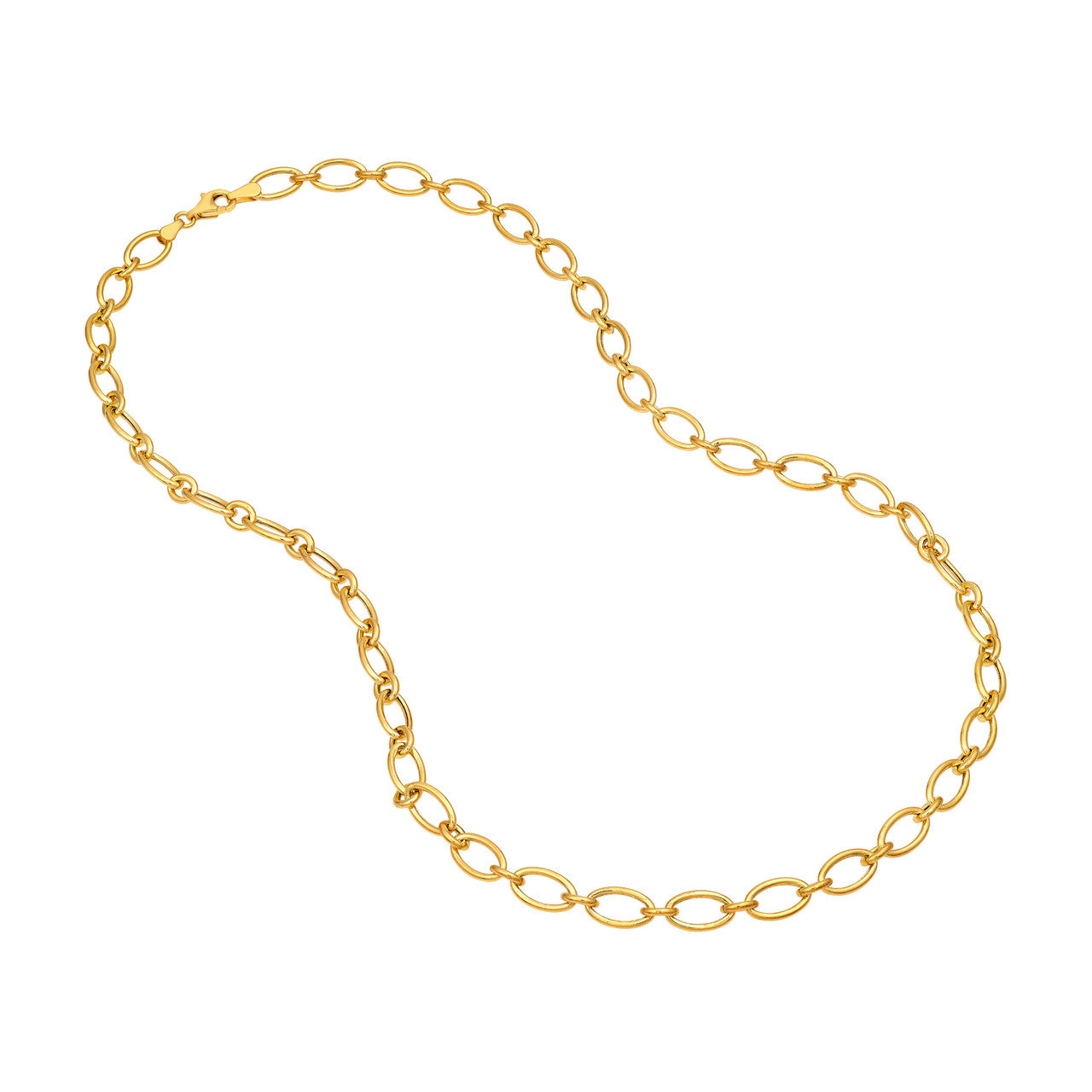 Oval Link Chain Necklace