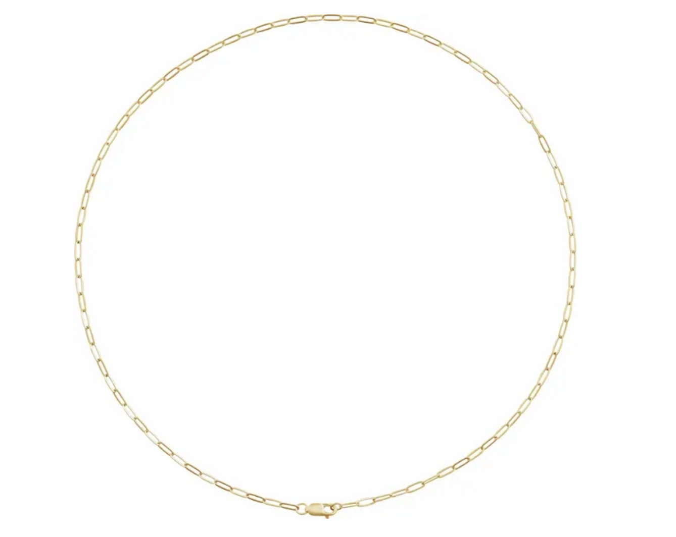 Mini Paperclip Chain necklace