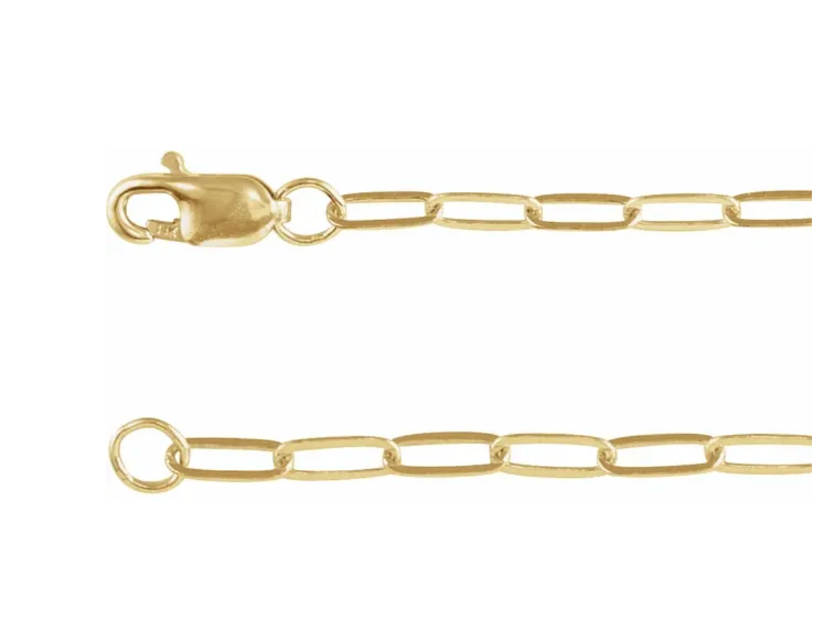 Mini Paperclip Chain necklace