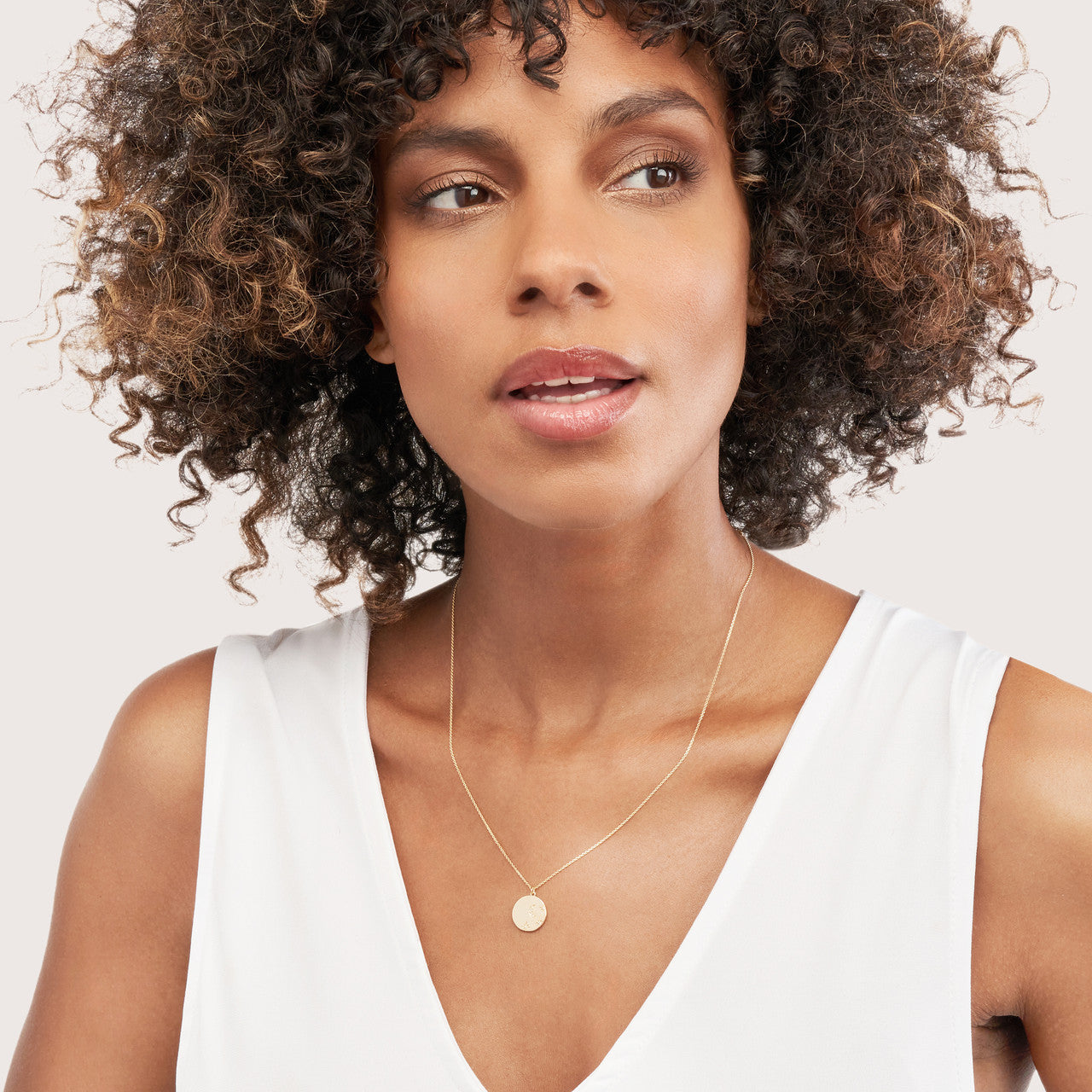 Wish I May Diamond Medallion Necklace