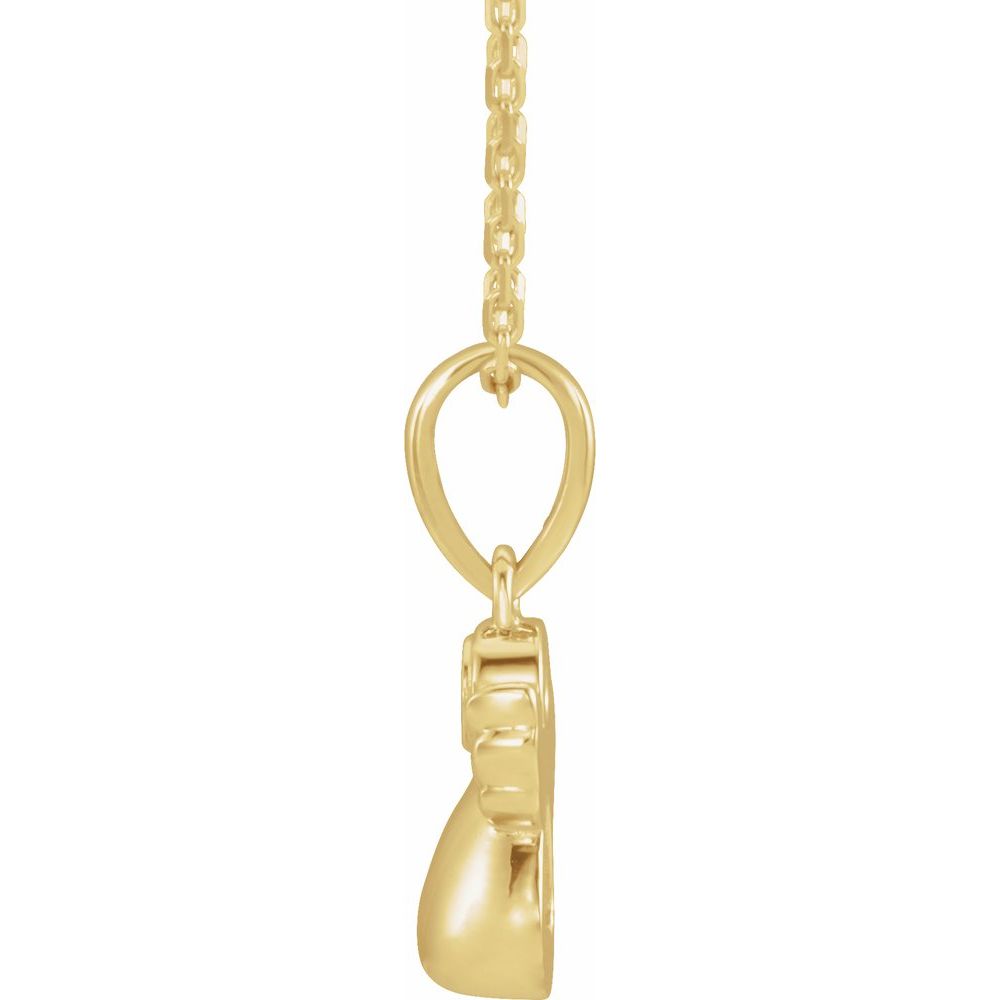Youth Diamond Angel Pendant Necklace