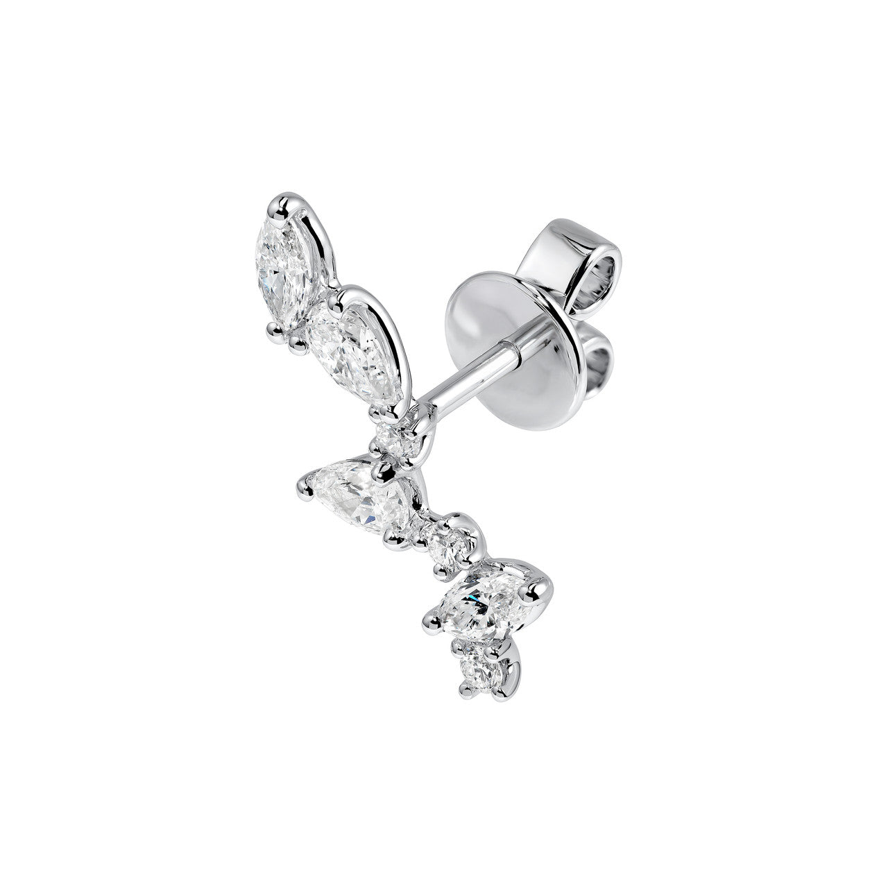 Marquise Climber Diamond Studs