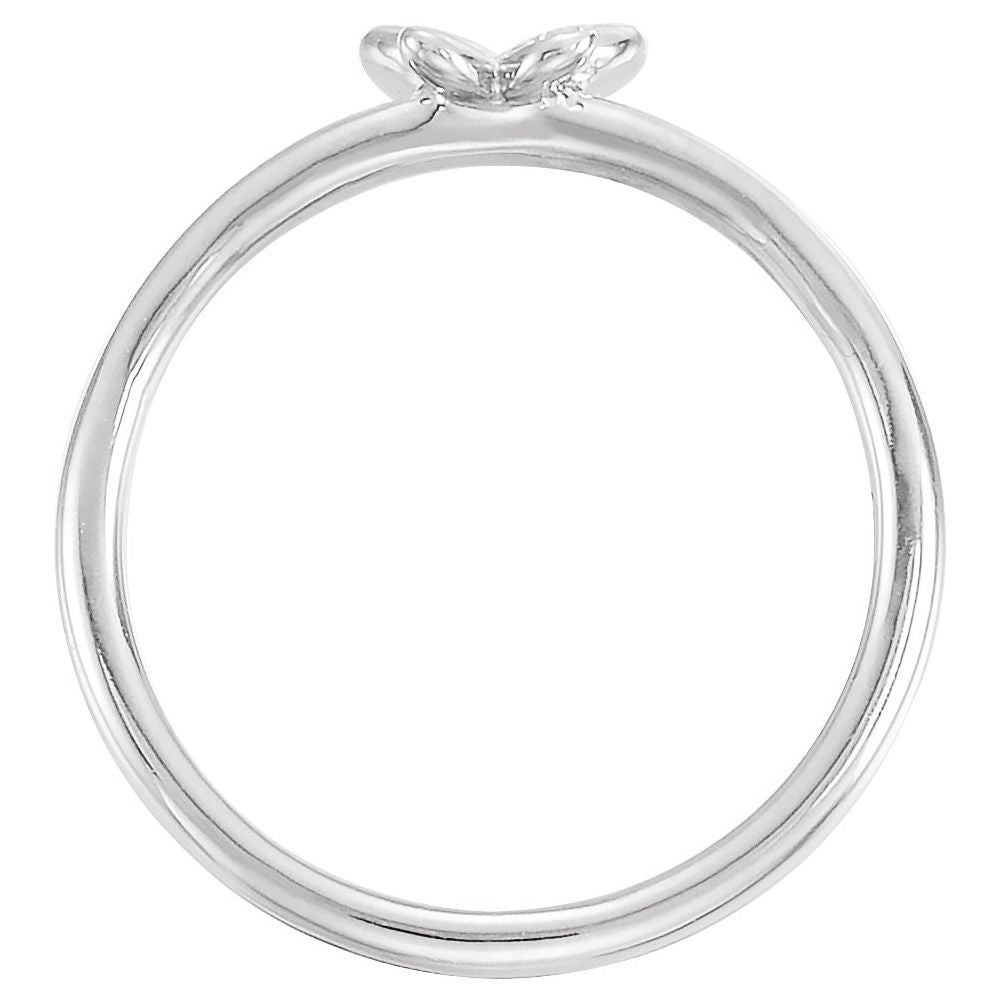 Mini Diamond Butterfly Ring