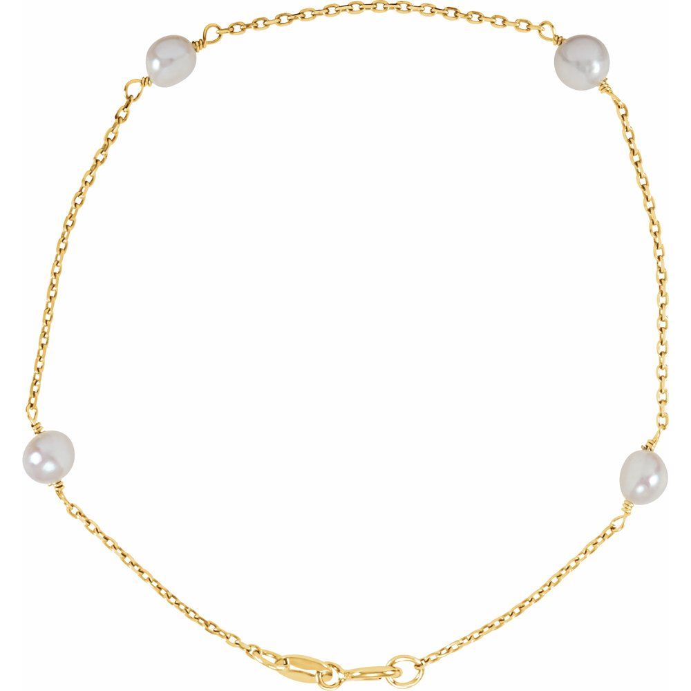 Youth Pearl Station Bracelet
