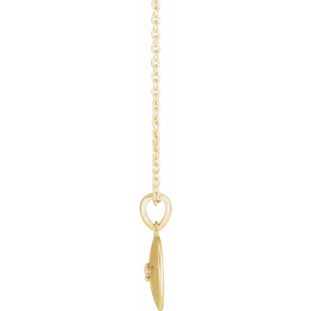 Sand Dollar Diamond Necklace