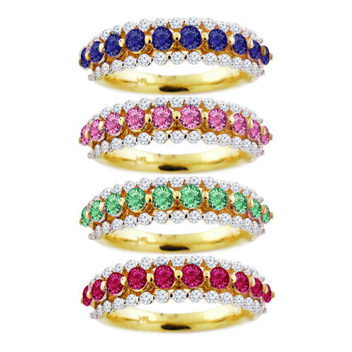 Trifecta Diamonds and Gemstones Ring