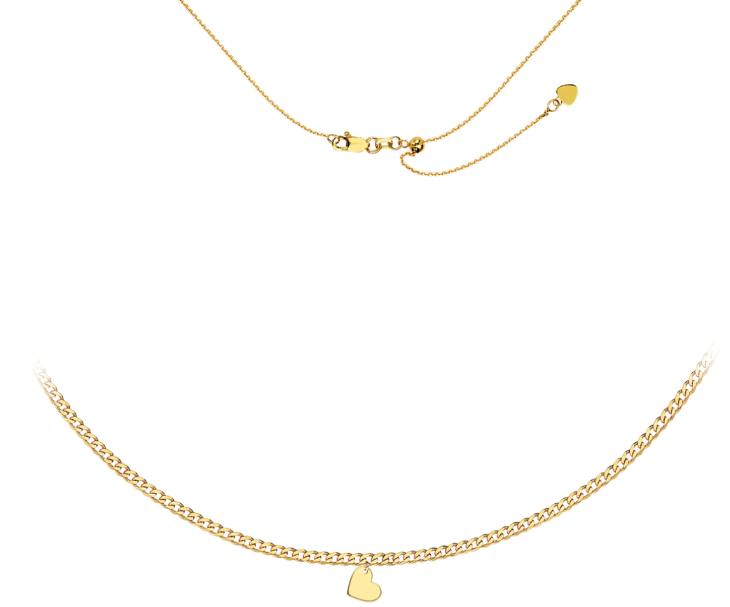 Slanted Heart Choker