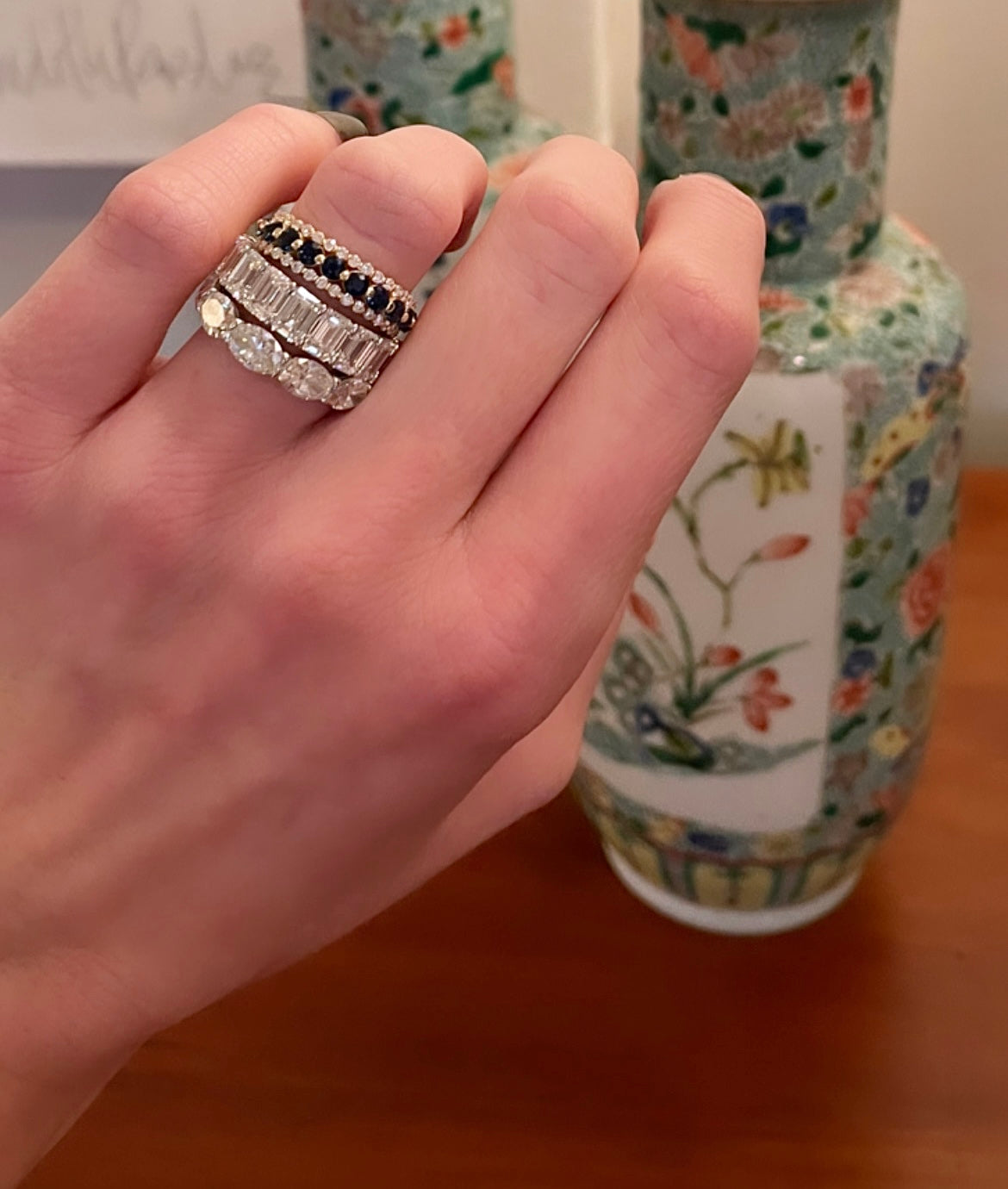 Trifecta Diamonds and Gemstones Ring