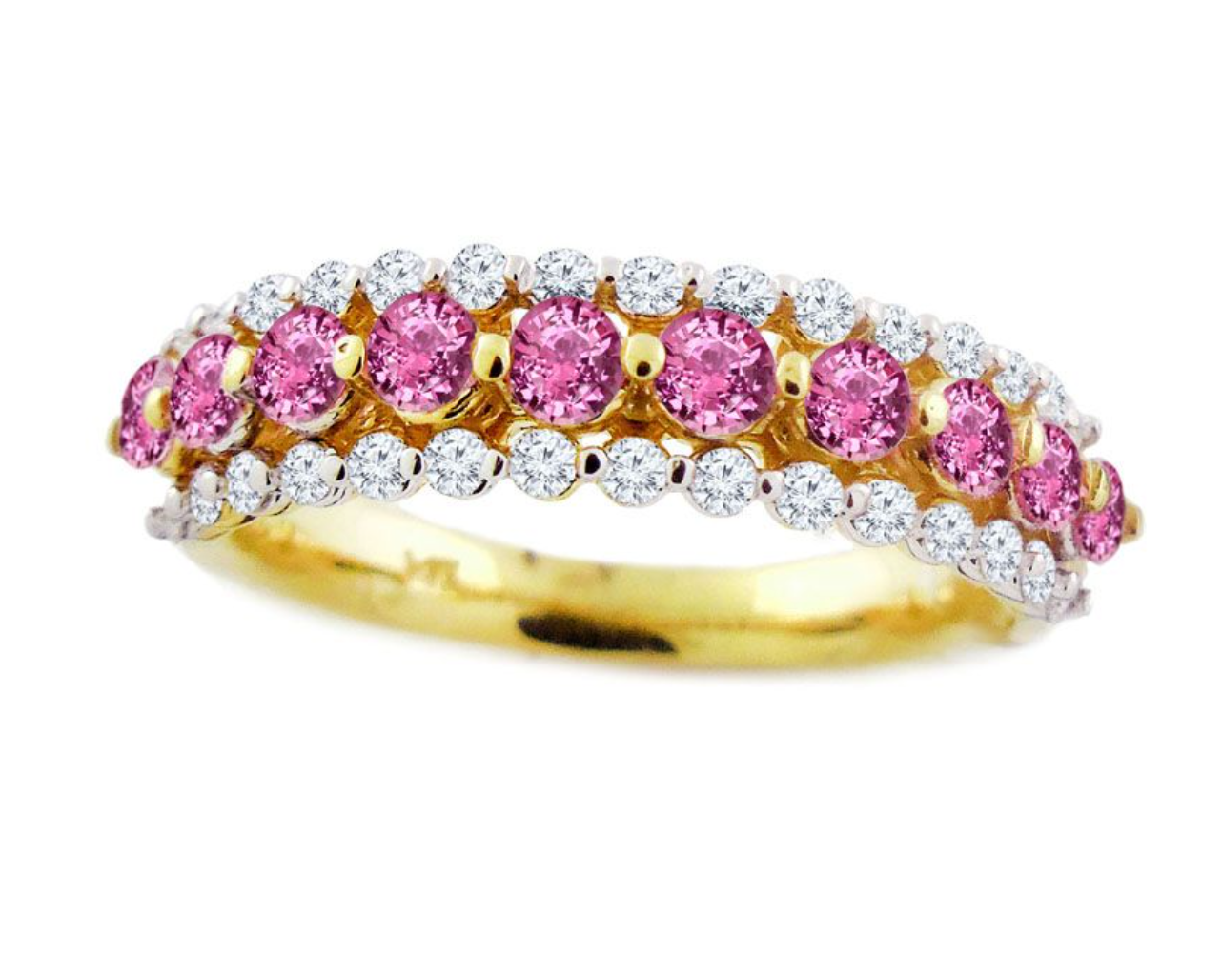 Trifecta Diamonds and Gemstones Ring