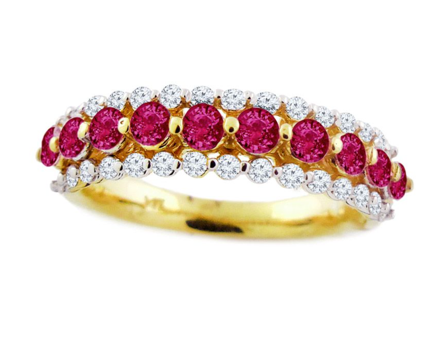 Trifecta Diamonds and Gemstones Ring