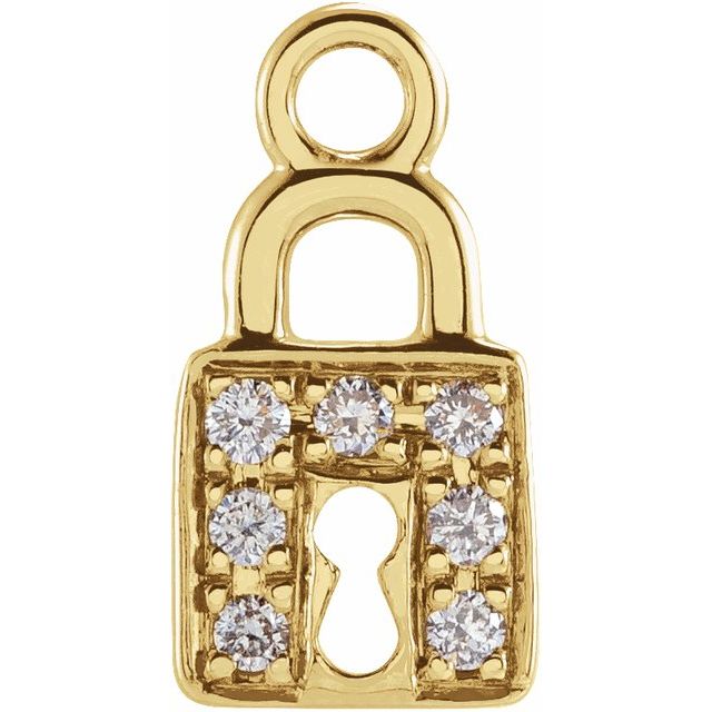Diamond Lock Charm