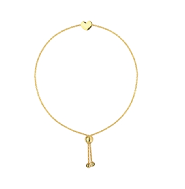 MINI HEART BOLO BRACELET