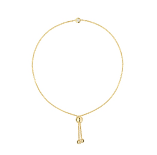 SINGLE DIAMOND BEZEL BRACELET