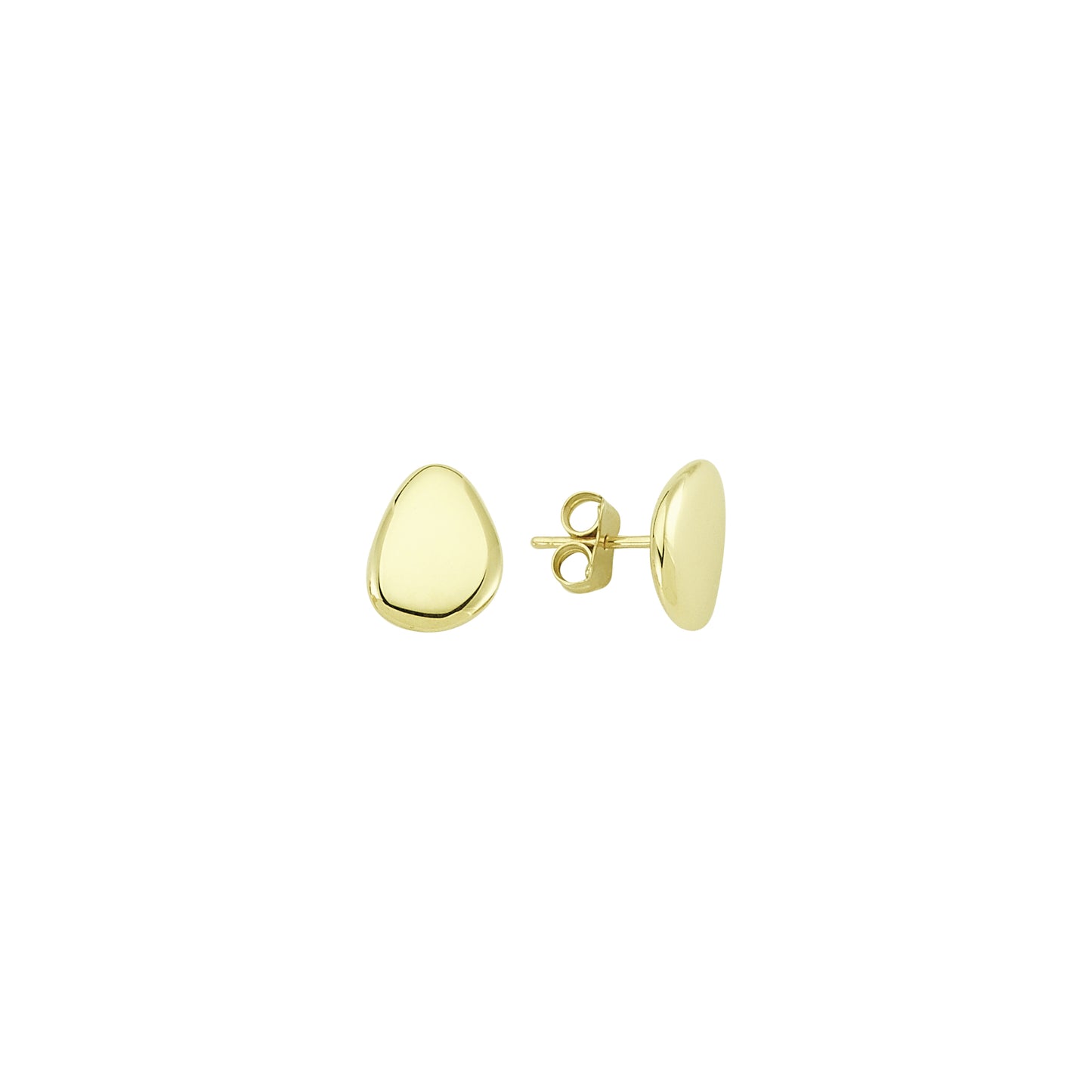 Gold Thumbprint Studs