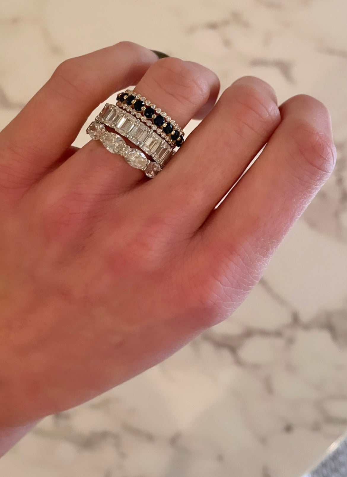 Trifecta Diamonds and Gemstones Ring