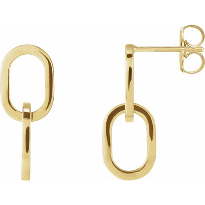 Calvin Link Earrings