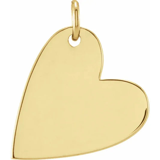 Sideways Heart Pendant