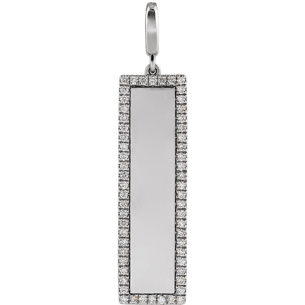 Addison Charm - 14K White Gold