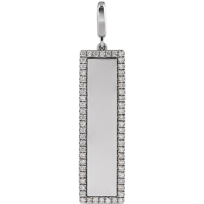 Addison Charm - 14K White Gold