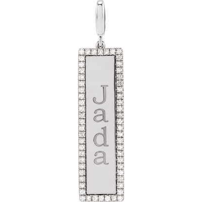 Addison Charm - 14K White Gold