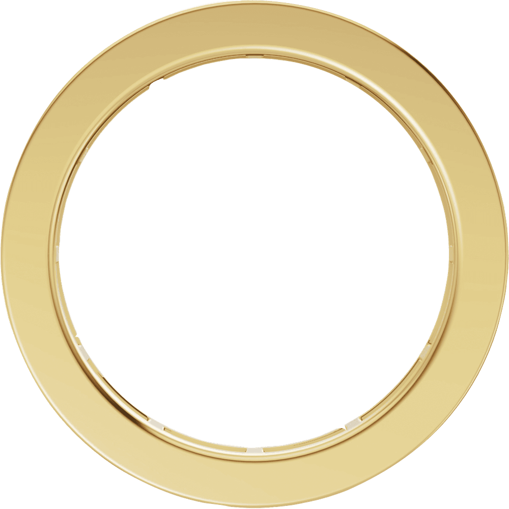 Channel Set Baguette Diamond Band - 14K Yellow Gold