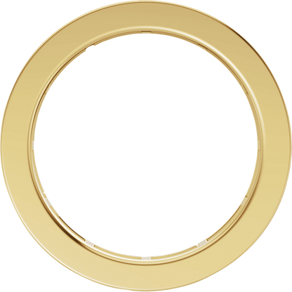 Channel Set Baguette Diamond Band - 14K Yellow Gold