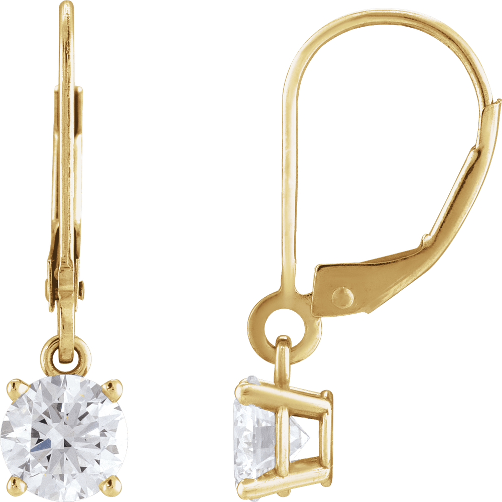 Maren Diamond Drop Earrings - 14K Yellow Gold