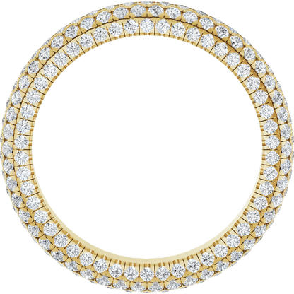 Geneva Diamond Band - 14K Yellow Gold