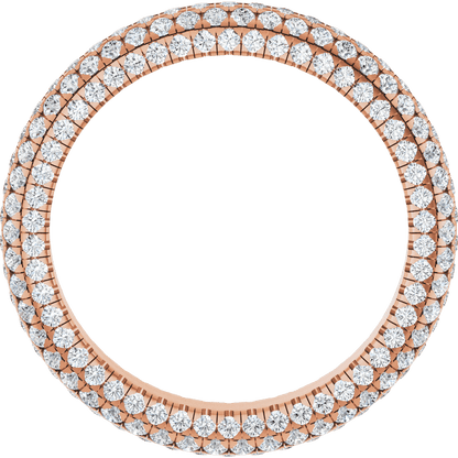 Geneva Diamond Band - 14K Rose Gold