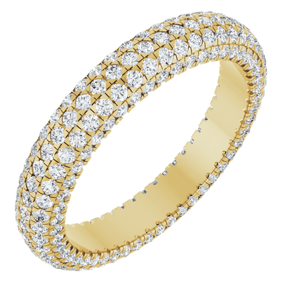 Geneva Diamond Band - 14K Yellow Gold