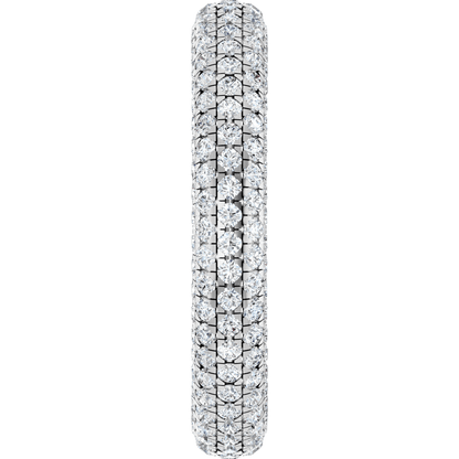 Geneva Diamond Band - 14K White Gold / Platinum
