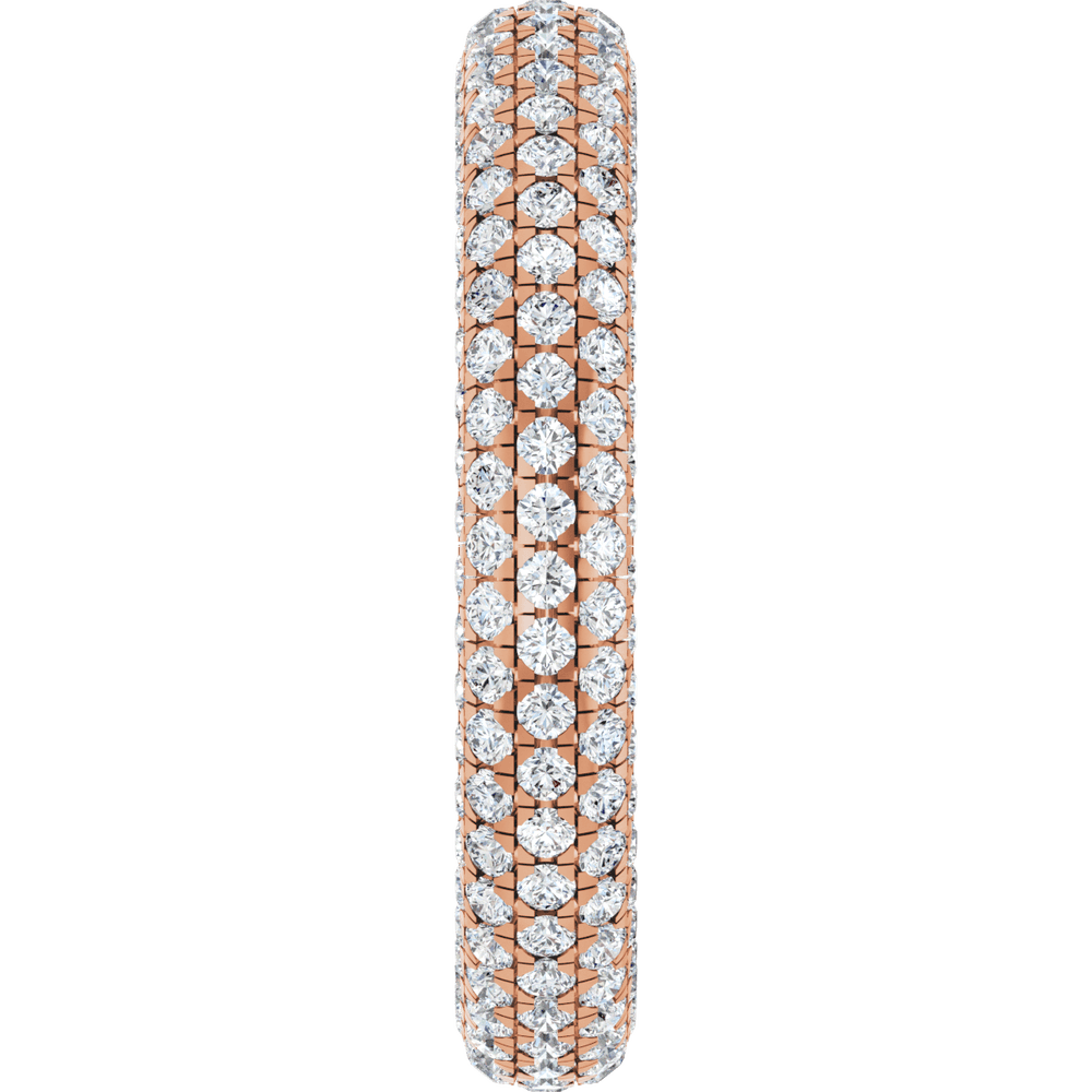 Geneva Diamond Band - 14K Rose Gold