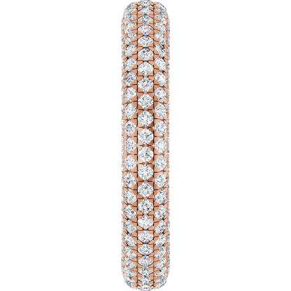 Geneva Diamond Band - 14K Rose Gold