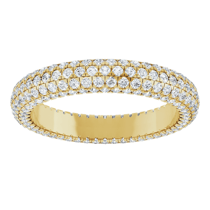 Geneva Diamond Band - 14K Yellow Gold