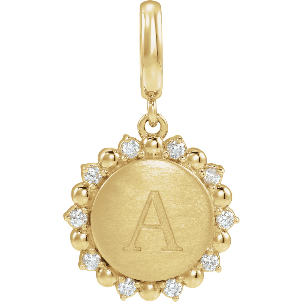 Mini Sunshine Charm - 14K Yellow Gold