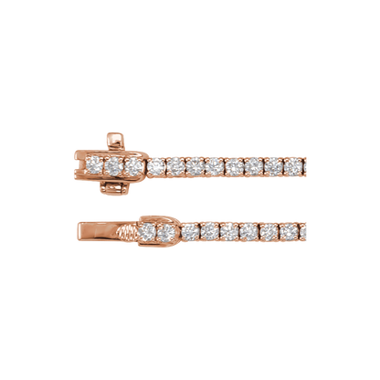 Aniston Lab Diamond Tennis Necklace - 14K Rose Gold