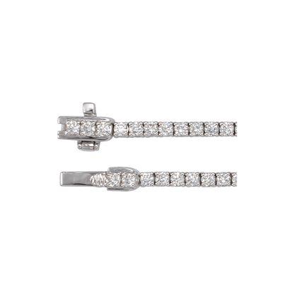 Aniston Lab Diamond Tennis Necklace - 14K White Gold