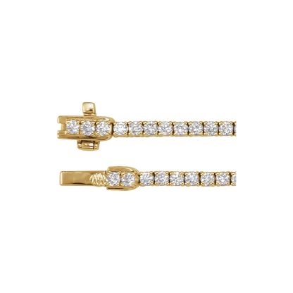 Aniston Lab Diamond Tennis Necklace - 14K Yellow Gold